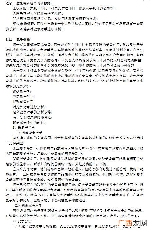 电商项目策划书3000字 电商创业策划书