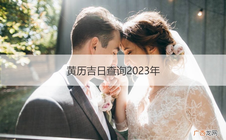 黄历吉日查询2023年结婚 黄历吉日查询2023年