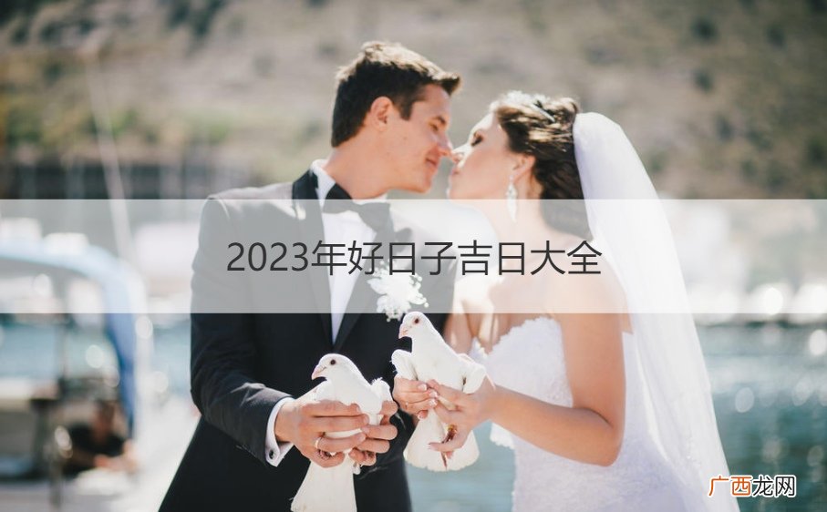 2023年好日子吉日大全