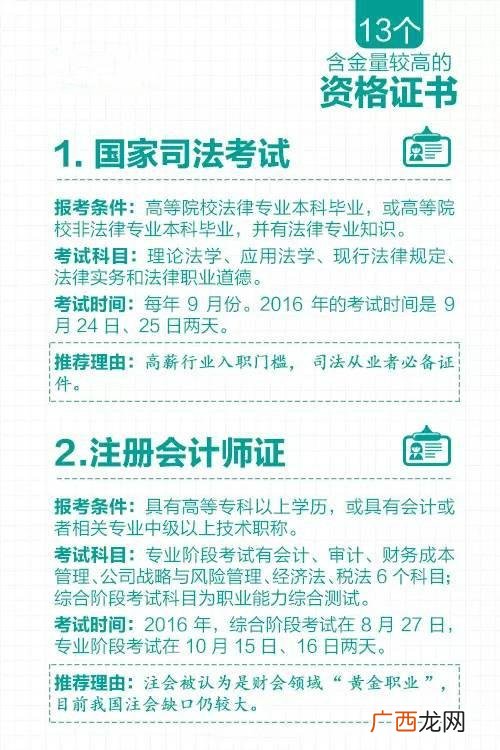 中国含金量最高的证书,十三个值得考的证书