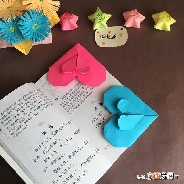 女生折纸书签制作方法,创业书签制作