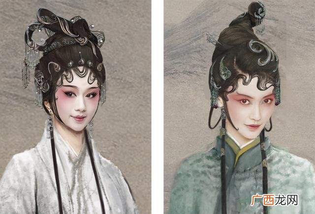 京剧水袖手绘图片,国风戏曲手绘