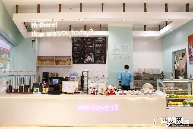 奶茶店装修效果图 2元店门面图片大全效果图