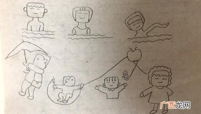 关于运动的儿童简笔画,小学生体育运动简笔画图片