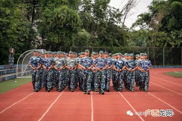 军训集体照,最美军训照