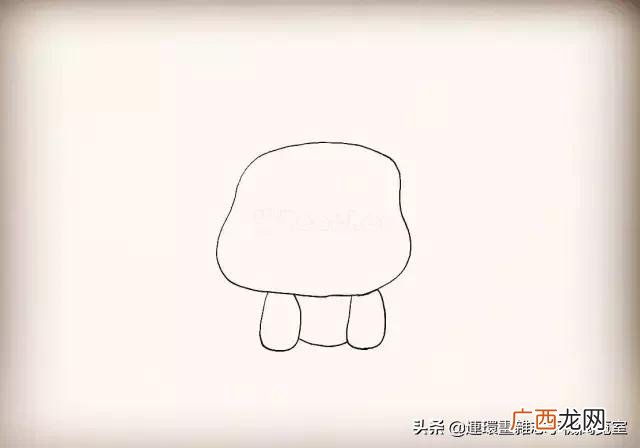 卡通画简笔画,小狗创业卡通画