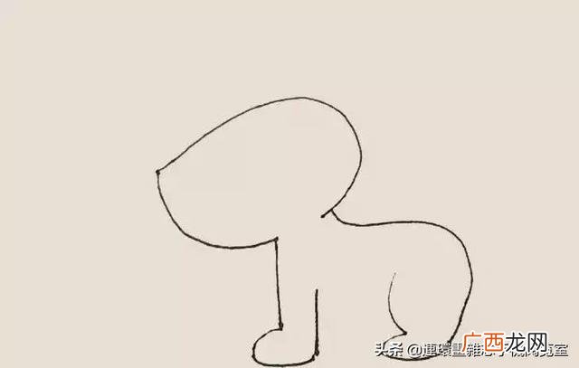 卡通画简笔画,小狗创业卡通画