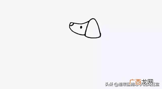 卡通画简笔画,小狗创业卡通画
