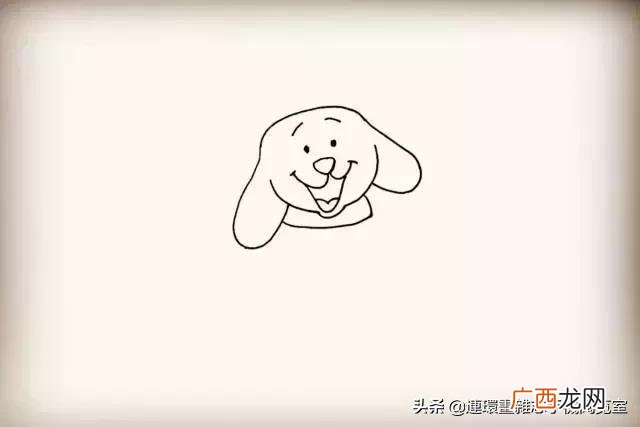 卡通画简笔画,小狗创业卡通画