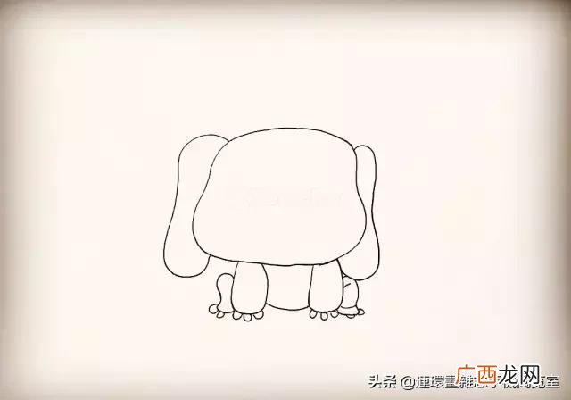 卡通画简笔画,小狗创业卡通画