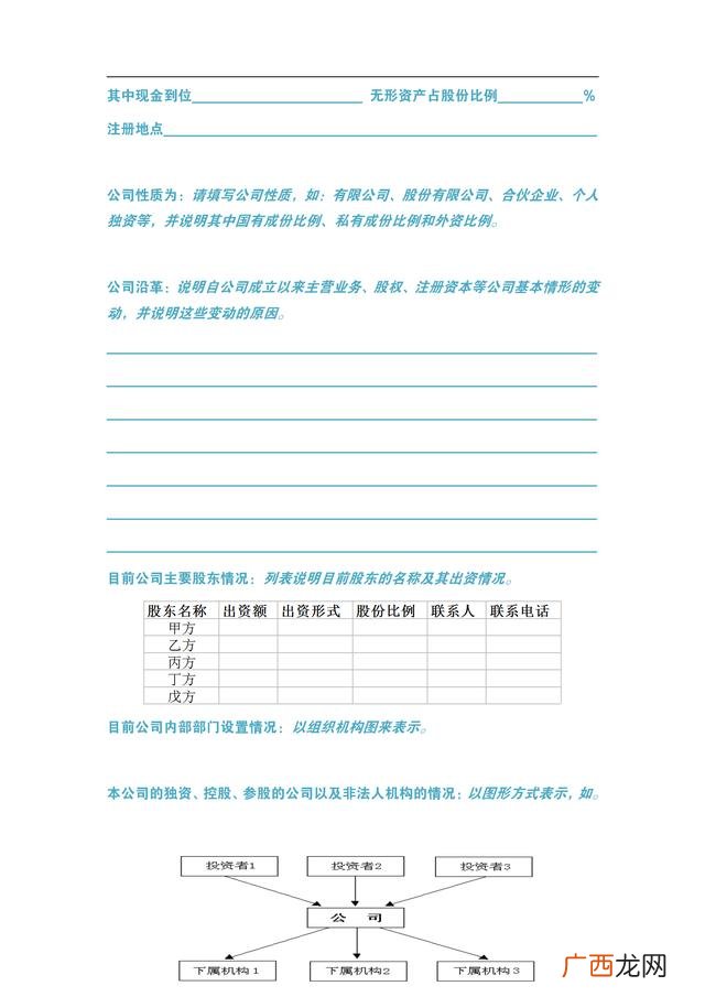 完整的创业计划书 创业实训商业计划书