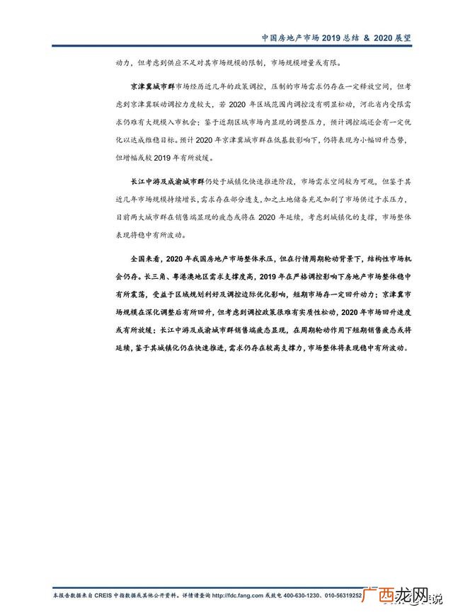 2019房地产销售年底总结,2020年房地产市场总结