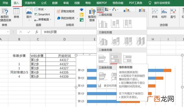 excel甘特图制作教程 project软件使用教程