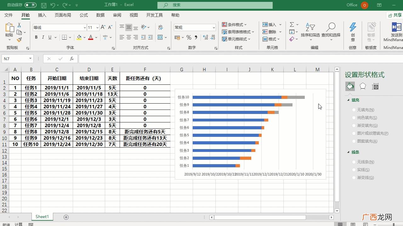 怎样用excel编制进度计划,甘特图做进度计划表