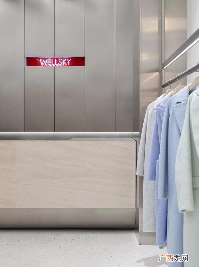 商业空间设计几何衣服店 创业衣服服务行业