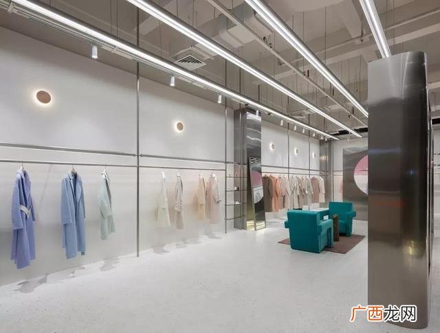 商业空间设计几何衣服店 创业衣服服务行业