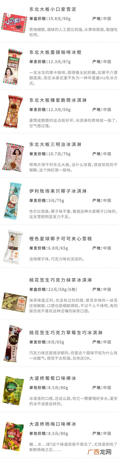 500种零食名称 各种甜点名称