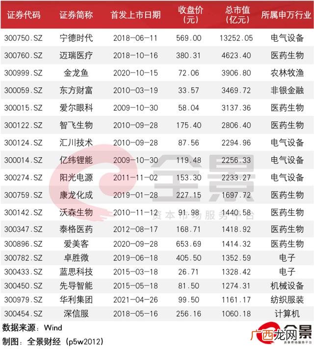我国创业板上市公司 创业板块上市公司
