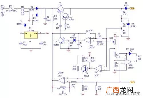 理宝龙48充电器电路图 创业龙充电器