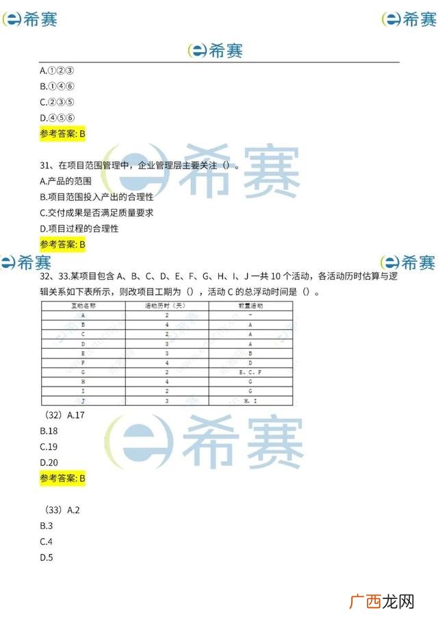 工程项目管理试题及答案,建筑工程项目管理考试