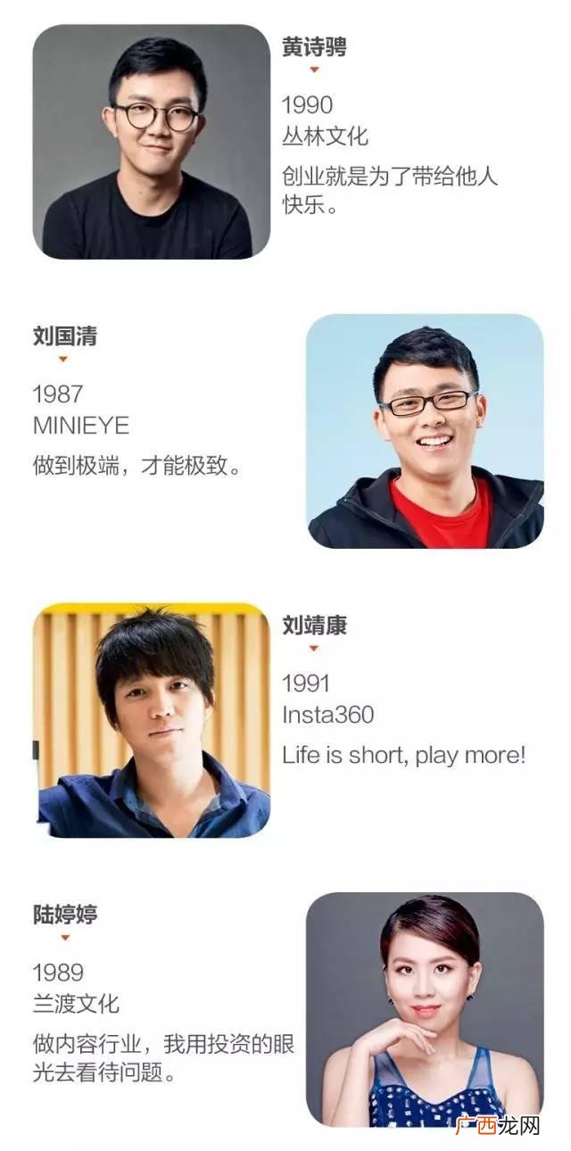 以下哪些是创业者,三十岁以下创业者
