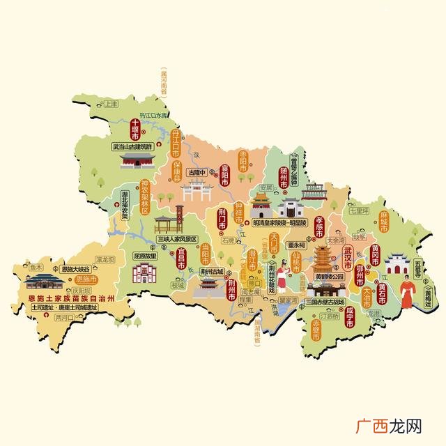 湖北地图,湖北创新创业环境修复