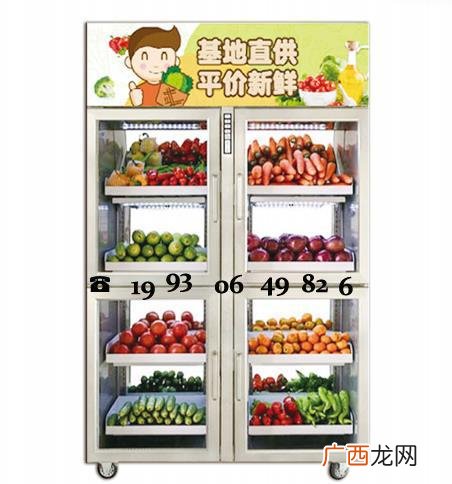无人生鲜蔬菜售卖机 自动蔬菜水果售货机