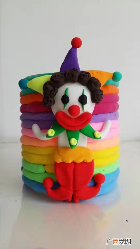 粘土笔筒作品教程图解 雪花泥盒子